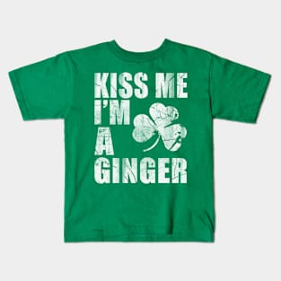 Kiss Me Im A Ginger Kids T-Shirt